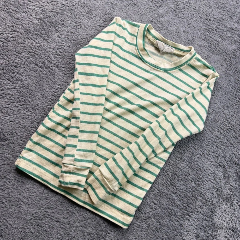 Chasing Windmills Long John Striped Long Sleeve Shirt (Top Only)